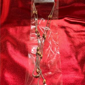 Elegant Gold and Silver Women's Necklace